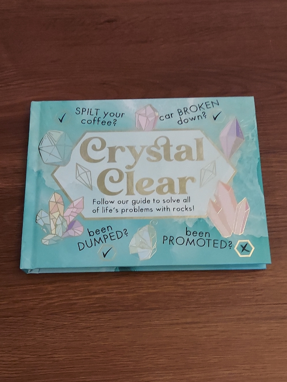 Crystal Clear Hardcover Coffee Tabke Guidebook